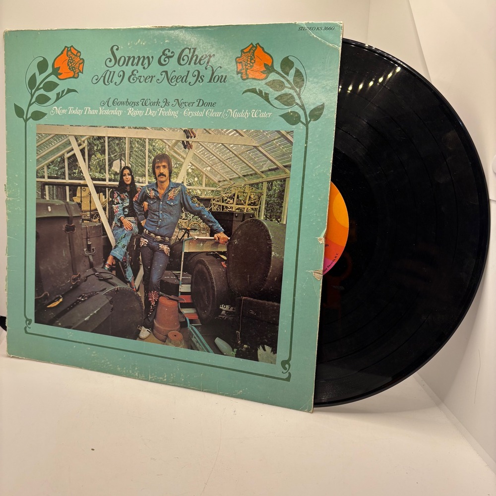 Sonny and Cher All I‎ Ever Need Is You Vinyl Record LP Album